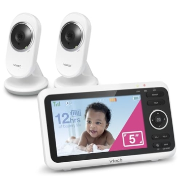 VTech VM350-2 Baby Monitor with 5-Inch Screen