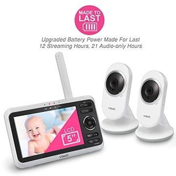 VTech VM350-2 Baby Monitor with 5-Inch Screen