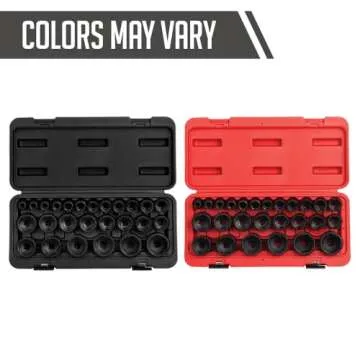 Sunex 2645 Impact Socket Set, 26-Piece, Metric Range