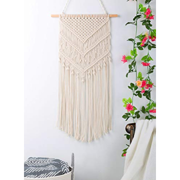 Boho Chic Macrame Wall Hanging Geometric Art Decor TIMEYARD