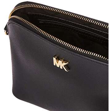 MICHAEL Michael Kors Large Zip Dome Crossbody Black One Size