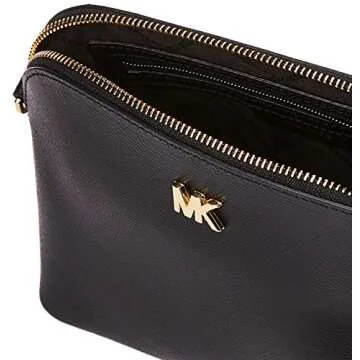 MICHAEL Michael Kors Large Zip Dome Crossbody Black One Size