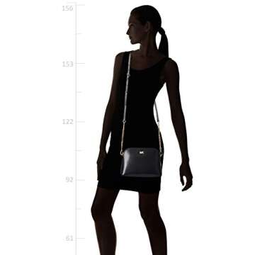 MICHAEL Michael Kors Large Zip Dome Crossbody Black One Size