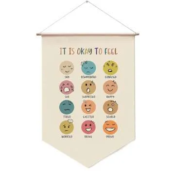 Mental Health Wall Hanging - Playroom & Classroom Decor