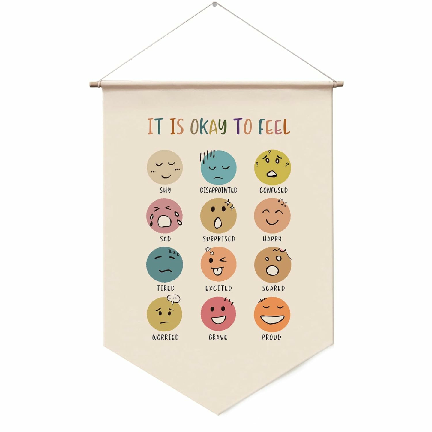 Mental Health Wall Hanging - Playroom & Classroom Decor