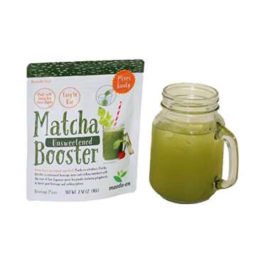 Maeda-en Matcha Booster Unsweetened 2.82oz (Pack of 3)