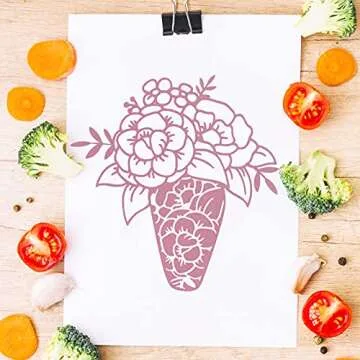 Gatichetta Matte Rose Gold Vinyl Craft Permanent Roll 12" x 10ft