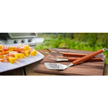 YouTheFan NCAA Auburn Tigers Classic Series 3-Piece BBQ Set