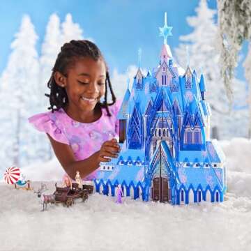 Disney Frozen 2 Castle Playset with Music and Dolls