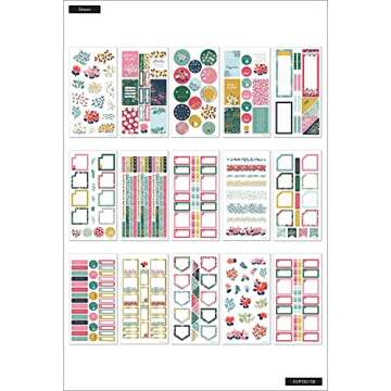 The Happy Planner Sticker Pack for Calendars, Journals and Projects –Multi-Colour, Easy Peel – S...