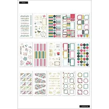 Happy Planner Floral Sticker Pack – 574 Stickers for All Ages