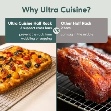 Ultra Cuisine Heavy Duty Stainless Steel Baking Rack 11.5x16.5