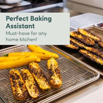 Ultra Cuisine Heavy Duty Stainless Steel Baking Rack 11.5x16.5