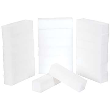 ForPro Professional Collection Buffing Block, Super White, 180/240 Grit, Four-Sided Manicure and Ped...