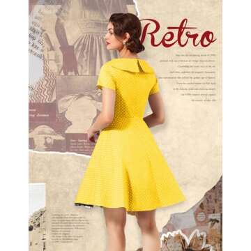 Elegant 1950s Vintage Audrey Hepburn Dress for Women