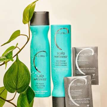 Malibu C Scalp Wellness Collection - Shampoo & Conditioner Duo for Dry Scalp