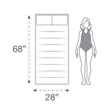 Rae Dunn x CocoNut Float Deluxe Lounger Float - New! Relax Theme - Adult Size Multi-Purpose Inflatable Drifter & Lounger - Versatile Ride-On Raft for Summer & Swim Parties