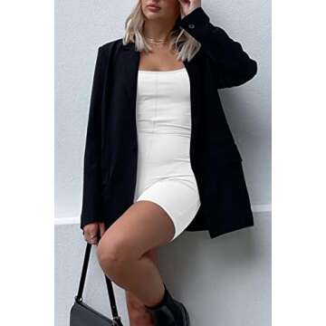 Trendy Queen Womens Casual Jumpsuit Party Outfits Sleeveless Tank Tops One Piece Unitard Bodysuit Workout Romper Teen Girls Clothes Summer