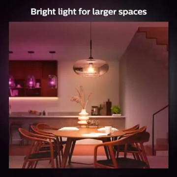 Philips Hue Smart 100W A21 LED Bulb - White and Color Ambiance Color-Changing Light - 1 Pack - 1600LM - E26 - Indoor - Control with Hue App - Works with Alexa, Google Assistant and Apple Homekit