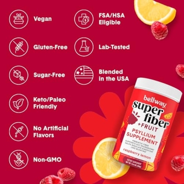 Bellway Super Fiber + Fruit Powder for Gut Health