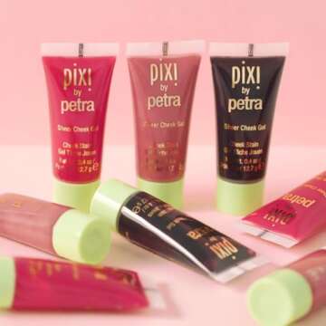 Pixi Beauty Sheer Cheek Gel - Natural | Gel Blush For A Sheer Flush Of Colour | Oil-Free & Fragrance-Free Hydrating Liquid Blush | 0.45 Fl Oz