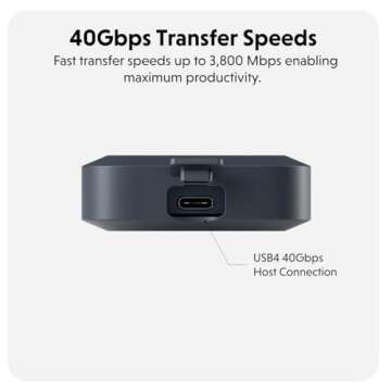 HyperDrive Next 40Gbps USB4 M.2 NVMe SSD Enclosure