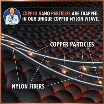 Dr. Frederick's Original Copper Comfort Gloves - 2 Gloves - Great for Typing and Everyday Activities - Medium