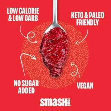 Chia Smash Jam | Originals Variety 4-Pack | Low-Calorie, No Sugar Added Keto Jam with Upcycled Fruit & Chia Seeds | Vegan, Paleo Superfood Spread