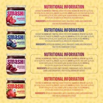 Chia Smash Jam | Originals Variety 4-Pack | Low-Calorie, No Sugar Added Keto Jam with Upcycled Fruit & Chia Seeds | Vegan, Paleo Superfood Spread