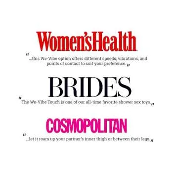 We-Vibe Touch Mini Clitoral Vibrator for Women - Vibrating Sex Toy for Her - Clitoris Stimulator Massager with 8 Vibration Modes - All Erogenous Zones - Silky-Soft Silicone - Waterproof - Rechargeable