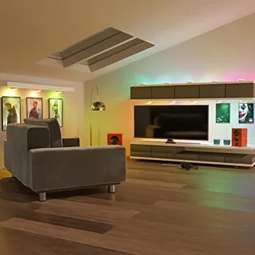 HEPLP Color Changing LED Puck Lights with Remote Control