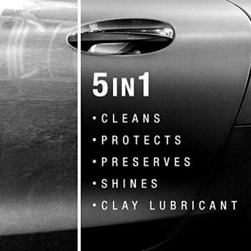 Nu Finish 5-in-1 Complete Detailer Spray with Towel, Preserves and Protects Car Detailing, Includes ...