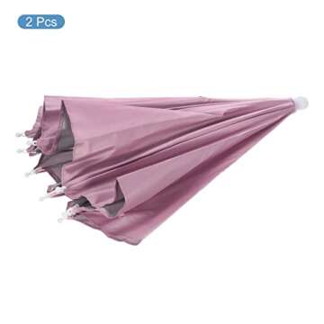PATIKIL 2 Pack Umbrella Hat for Outdoor Activities