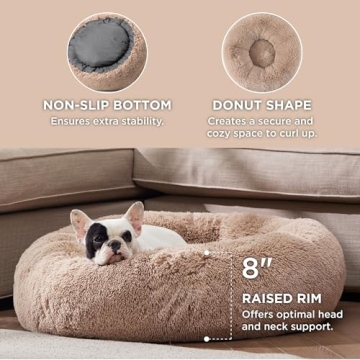 Bedsure Calming Dog Bed - 30" Plush and Cozy