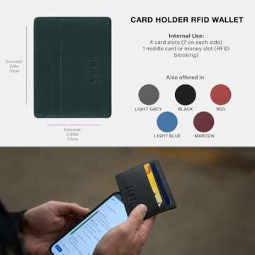 SLNT Napa RFID & NFC Blocking Wallet - Secure & Stylish