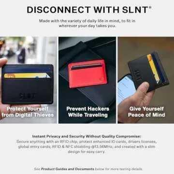 SLNT Napa RFID & NFC Blocking Wallet - Secure & Stylish
