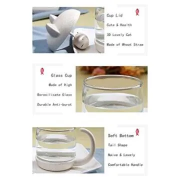 Cute Cat Tea Mug and Fish Infuser for Tea Lovers