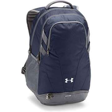 Under Armour UA Team Hustle 3.0 Backpack Navy for All Ages