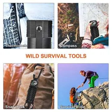 CarAIDE Super Safe Jump Starter(12V 1000A, up to 6.0L Gas, 4.0L Diesel Engine), Car Battery Booster, 18 in 1 Emergency Escape Multi-Tools, Window Breaker, Seat Belt Cutter, Alarm, SOS Flash