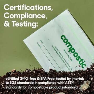 Compostic Compostable Gallon Bags - Eco-Friendly Storage