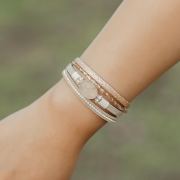 Trendy Boho Leather Wrap Bracelets for Stackable Style