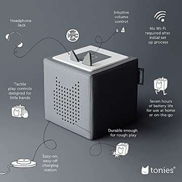 Toniebox Audio Player with Playtime Puppy - Educational Fun