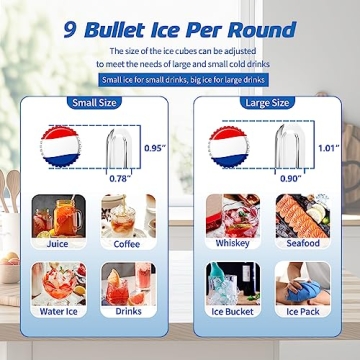 DollarDash 26LBS Portable Ice Maker for Home & Camping