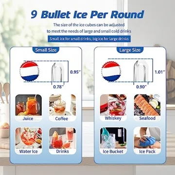 DollarDash 26LBS Portable Ice Maker for Home & Camping