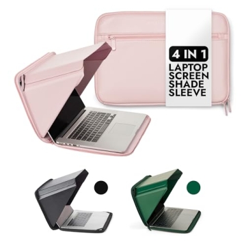 Philbert Danish Design 15"-16” MacBook Laptop Sun Shade Sleeve with Built in Hood | 4-in-1: Screen...