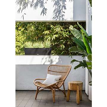 Veradek Pure Window Box Planter - Durable Indoor/Outdoor Planter