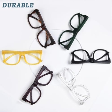 GUD Oversized Reading Glasses Screwless Spring Hinge 6 Pack
