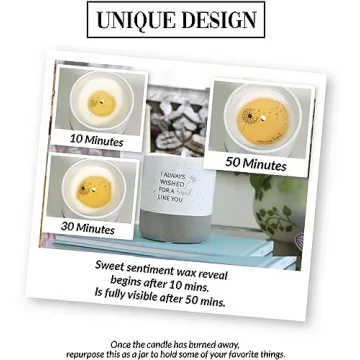 Jasmine Scented Pavilion Candle with Hidden Message - 10 oz