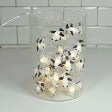 12FT Penguin LED String Lights for Whimsical Decor