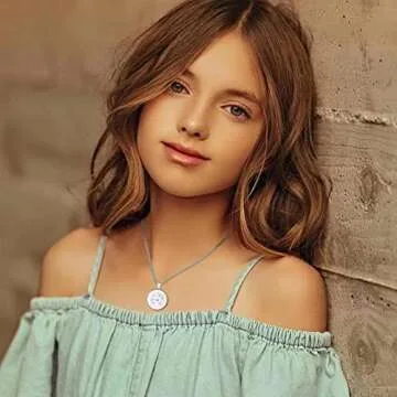 Peachrino Mirrorball Necklace for Music Lovers Gift